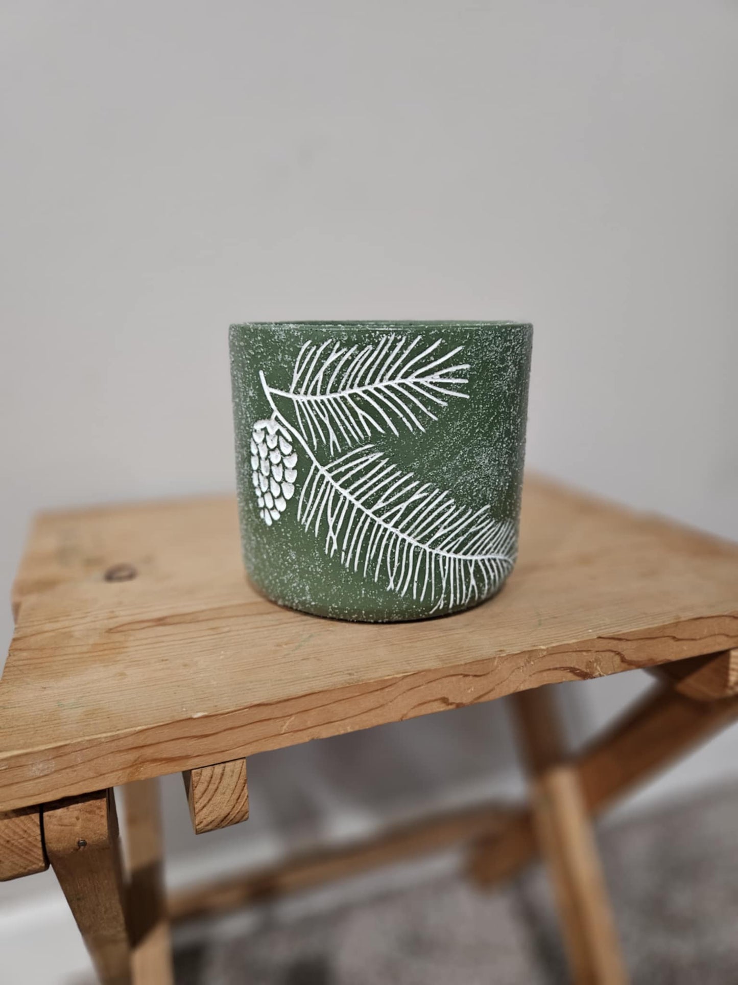 Tabletop Evergreen Christmas Planter